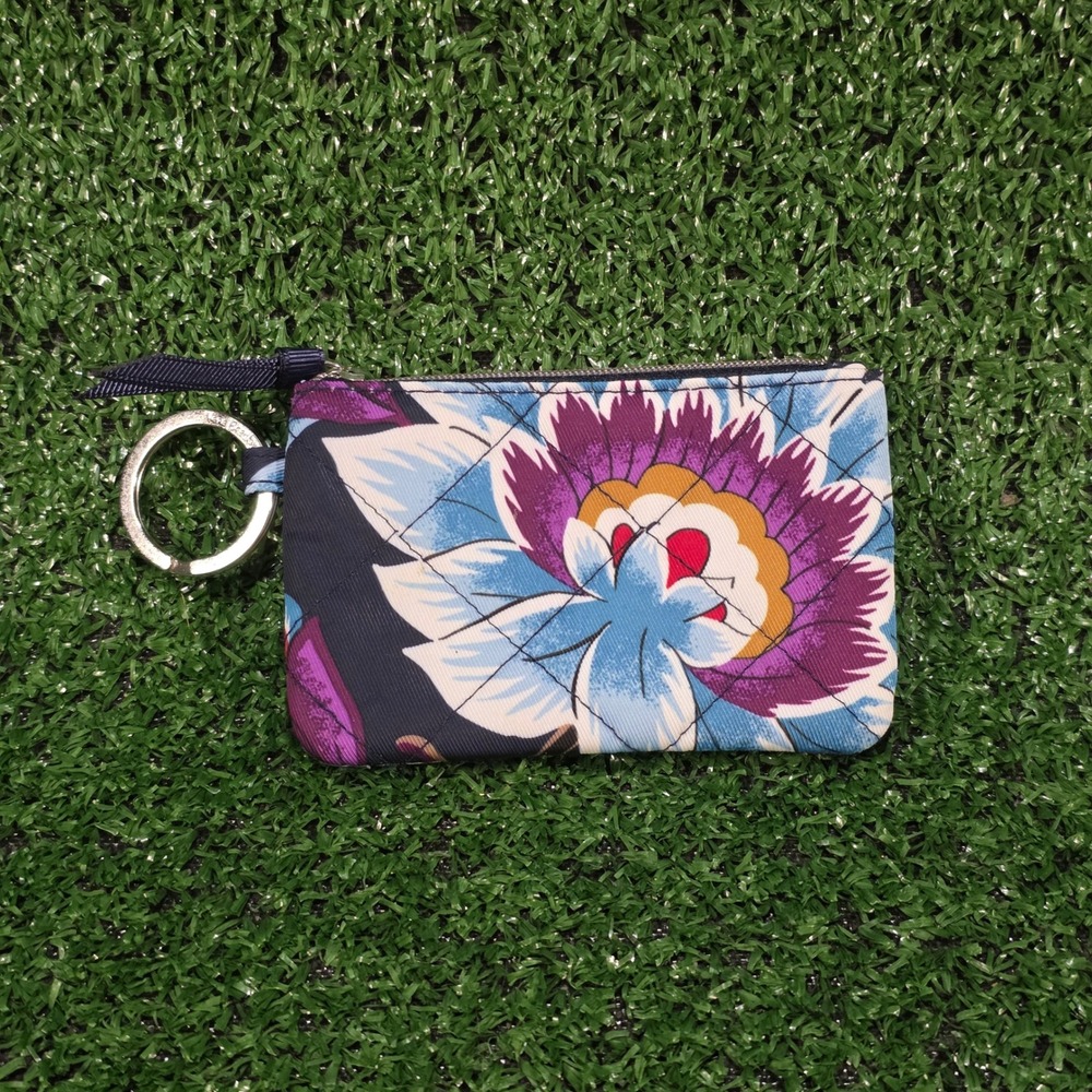 Vera Bradley Performance Twill Zip ID Case - Mayfair in Bloom